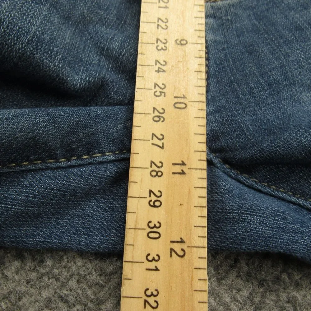 Lee Jeans Mens 38x27 Blue Extreme Motion‎ Slim Fit Straight Leg Stretch Denim